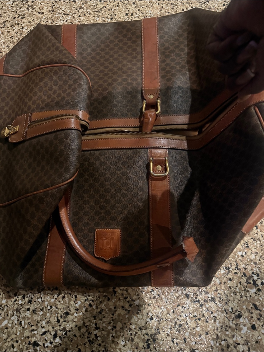 PROJECT CELINE MACADAM TRAVEL BAG - Picture 4 of 8